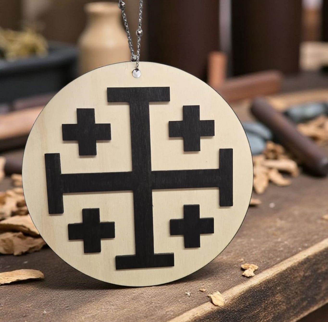 CROCE DI GERUSALEMME IN LEGNO