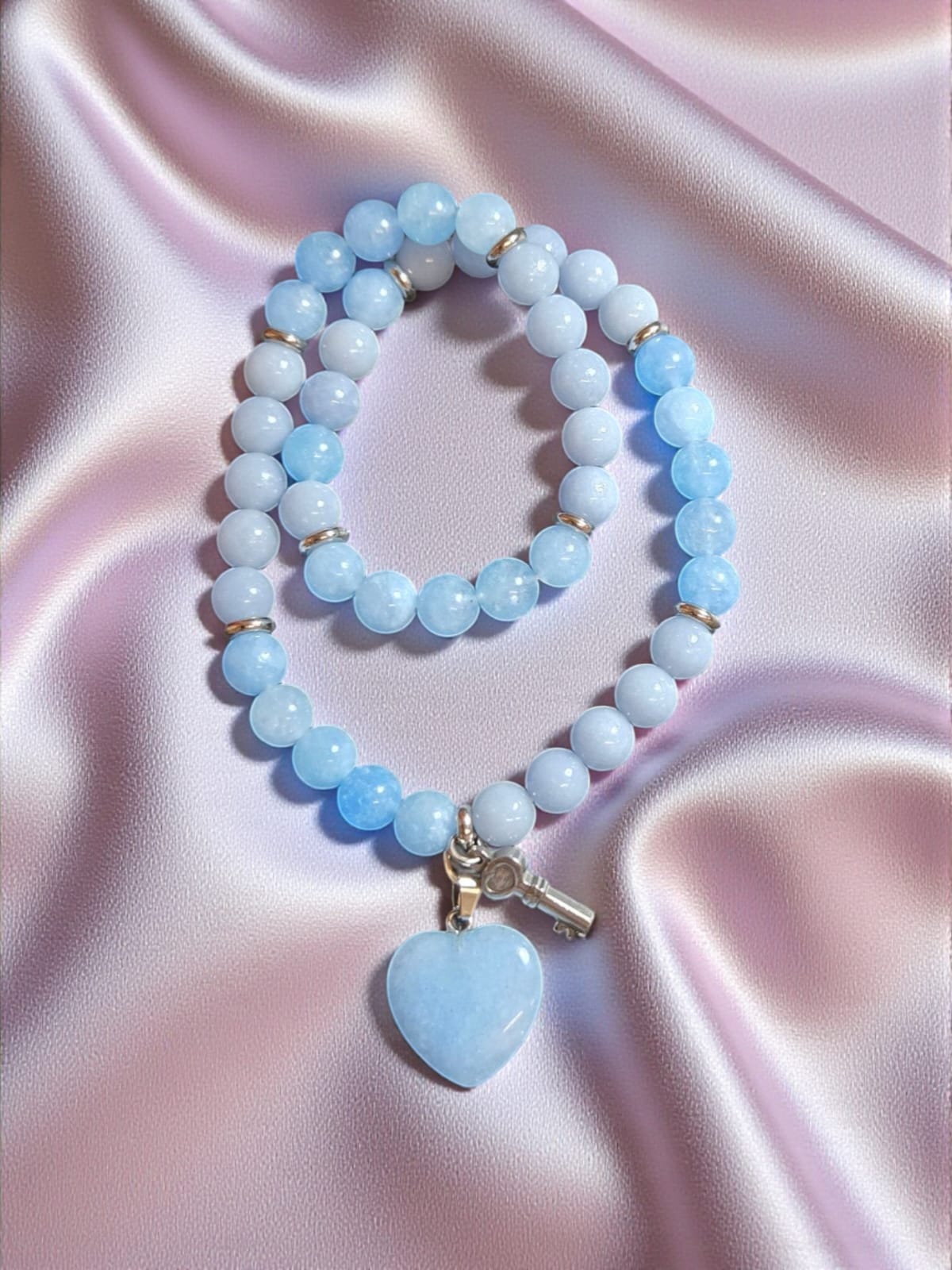 JAPA MALA "CHIAVE CELESTE"