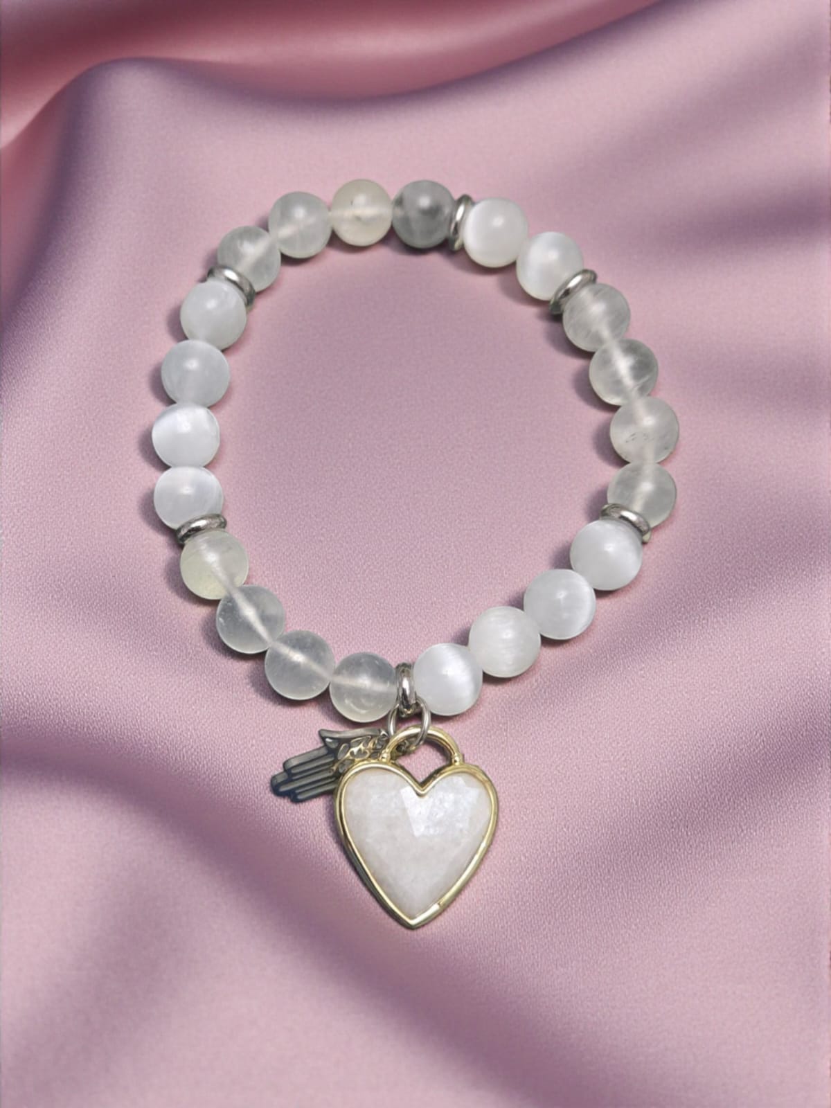 JAPA MALA BRACCIALE "LUCE LUNARE"