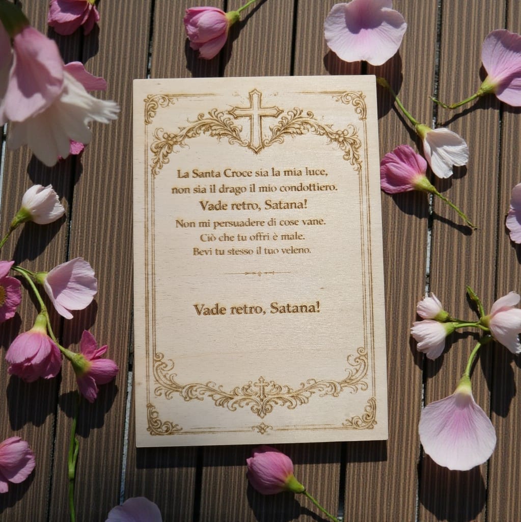 QUADRETTO "PREGHIERA SAN BENEDETTO"