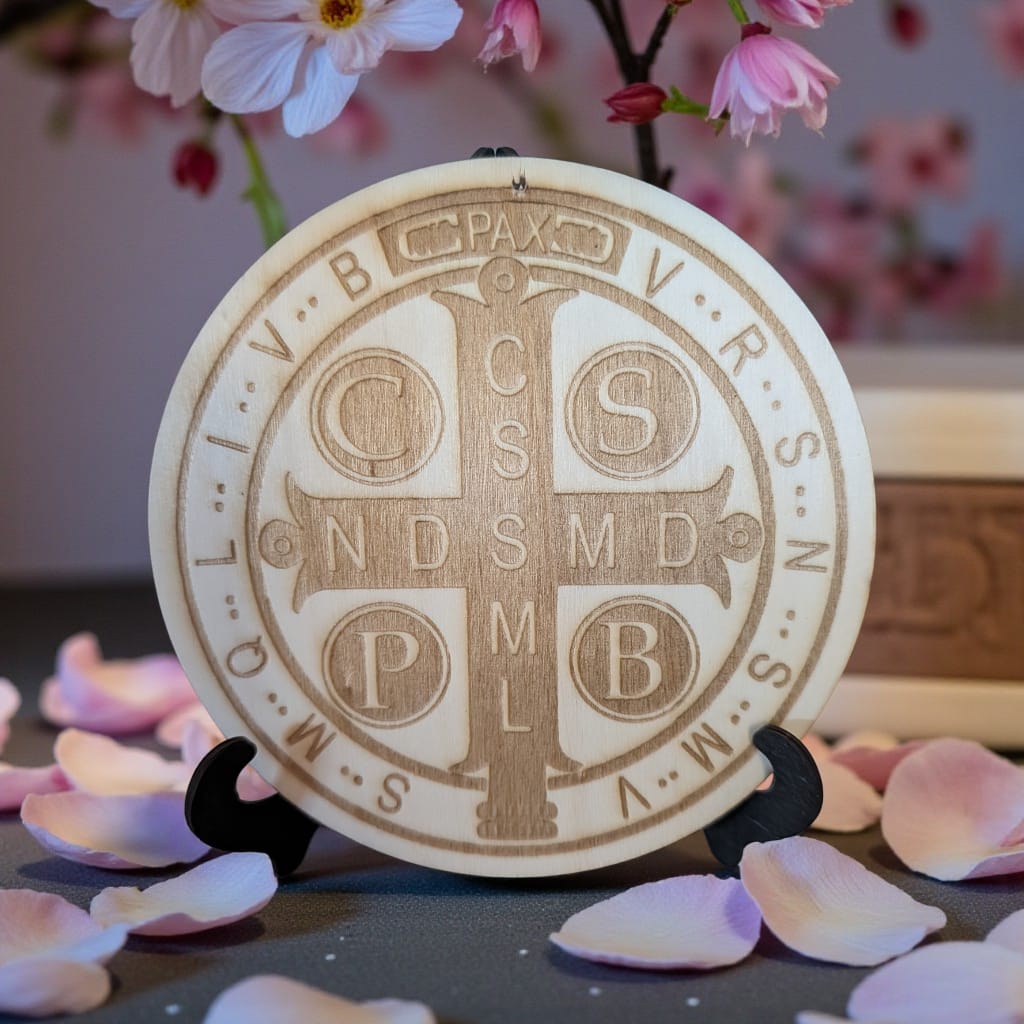 SCUDO IN LEGNO SAN BENEDETTO